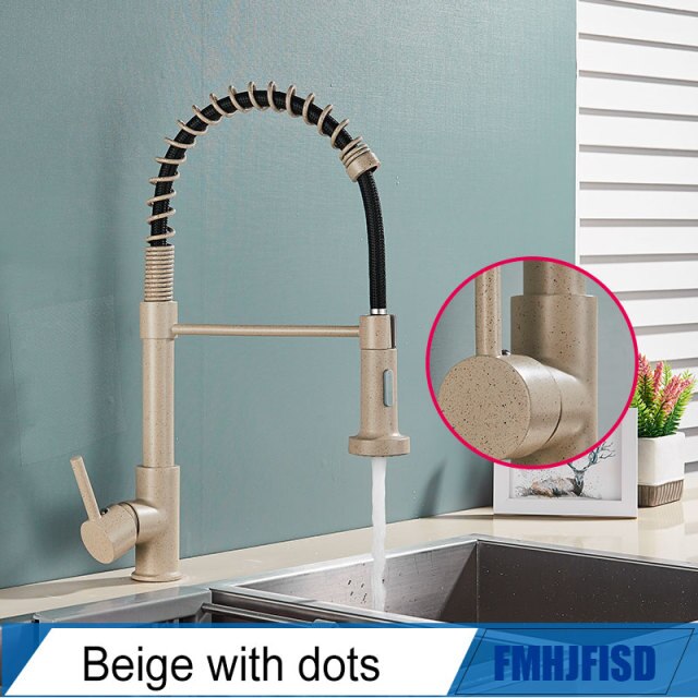 Beige with dots