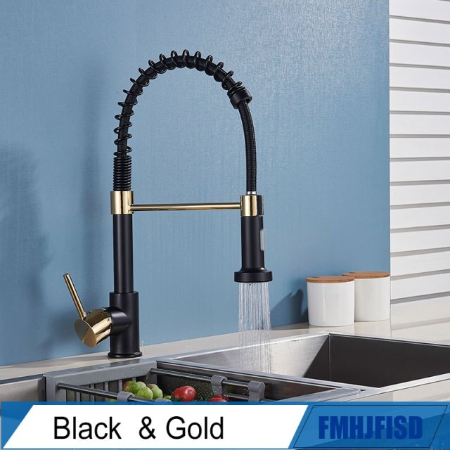 Black with Gold