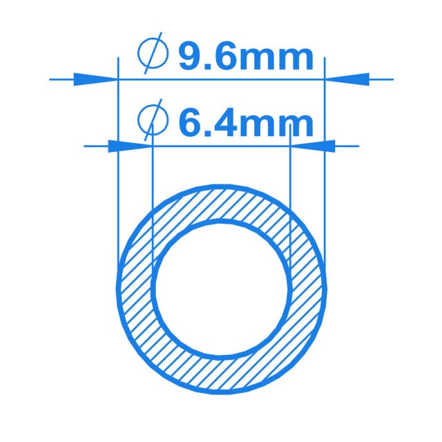 1 meter tube