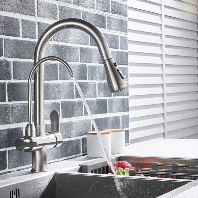 Brushed nickel