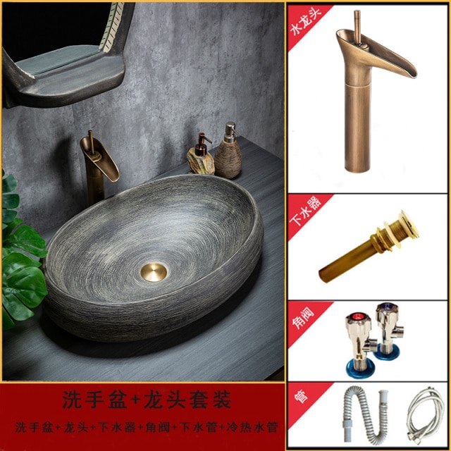 Egg Pot Faucet Set