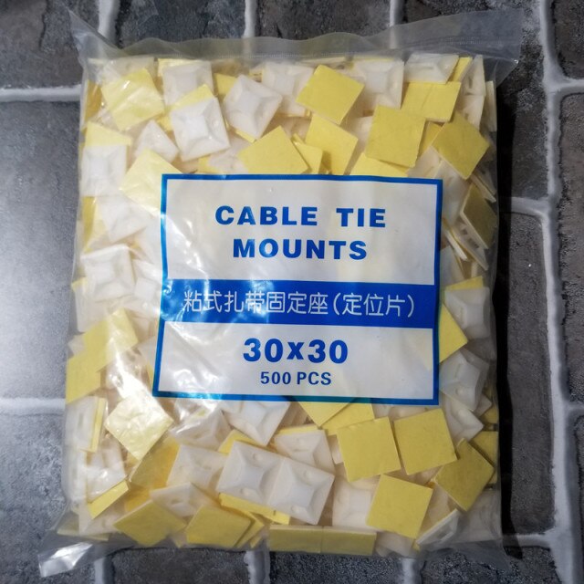 500Pcs 30x30 White