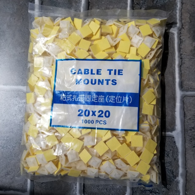 1000Pcs 20x20 White